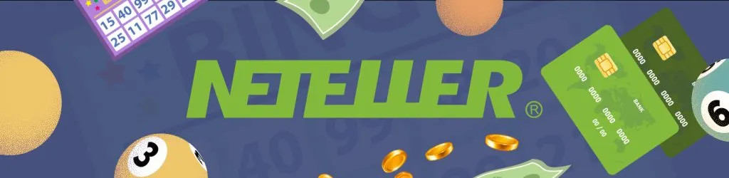 Neteller writen on image 